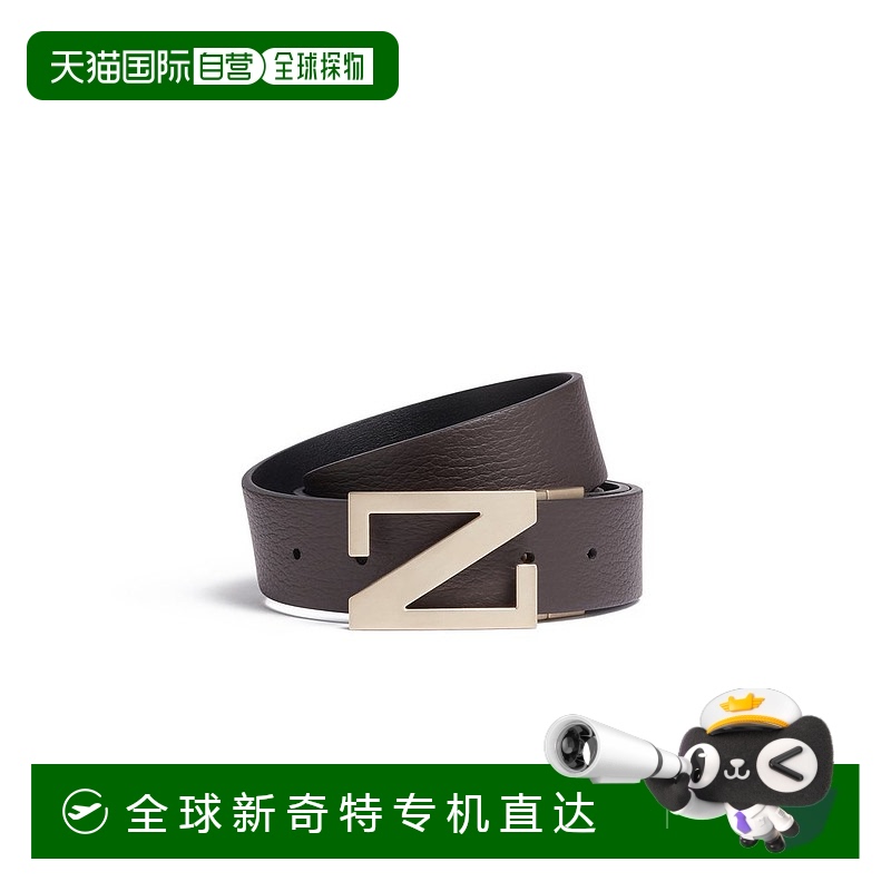 1h可退 香港直邮潮奢 Zegna 杰尼亚 男士 双面皮带 LHBOVB027OZ