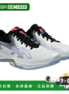 日本直邮 Asics V-SWIFT FF 4男士排球鞋 白色银色 [1053A067100]