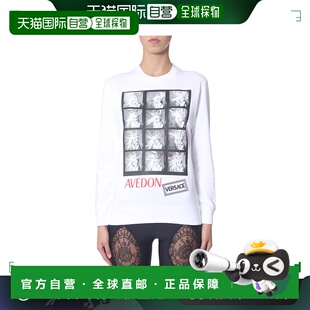 香港直邮VERSACE 女士卫衣 A84808_A227994A1001 AW2019 白色