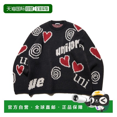 1h可退 日本直邮uniform experiment 男女同款 全羊毛 低针数针织