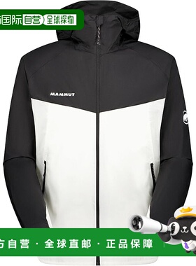 【日本直邮】猛犸象 连帽夹克外套 亚洲版男款 黑/白 1012-00530