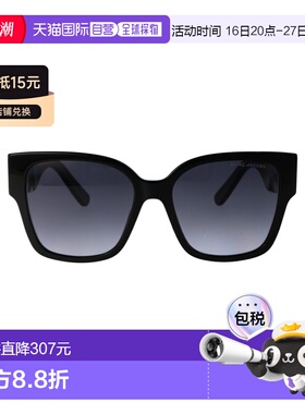 香港直邮MARC JACOBS 女士太阳镜 MARC698S8079O SS2025 黑色配饰