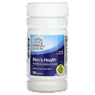 香港直发21st Century片剂无麸质含维生素补充剂100片多维男性