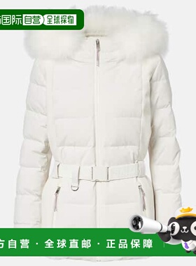 1h可退 香港直邮YVES SALOMON 女士 Doudoune 58cm down jacket