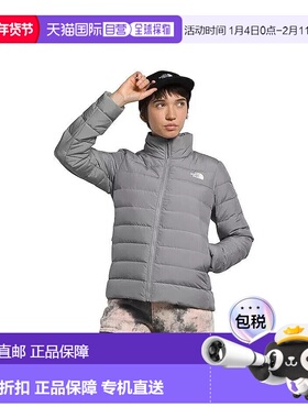 自营The North Face Aconcagua 3羽绒服女式XS灰色全拉链经典APP1