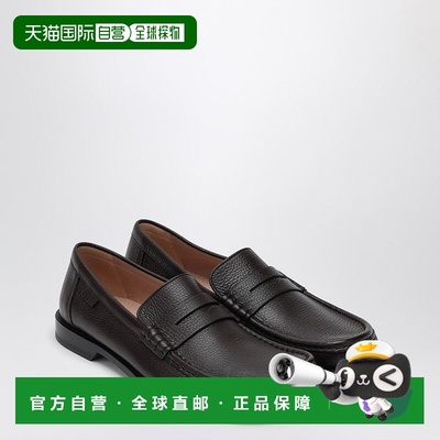 香港直邮LOEWE 罗意威 男士 CAMPO 深酒红色便鞋 M816290X46DE