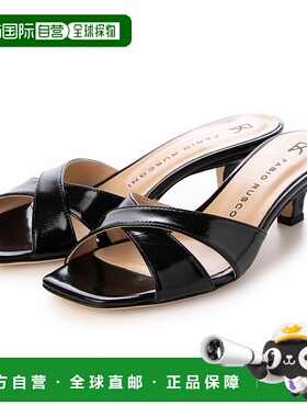 日本直邮FABIO RUSCONI 皮革交叉凉鞋 FA933BW19785