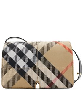 BURBERRY 女士斜挎包 80973791 AW2024 花色 Snip翻盖单肩包