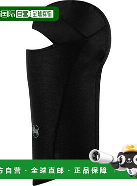 日本直邮Buff THERMONET 铰链巴拉克拉法帽 纯黑色 休闲围脖/围巾