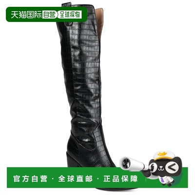 自营 Journee Collection宽小牛女式Therese-黑色 美国奥莱直发