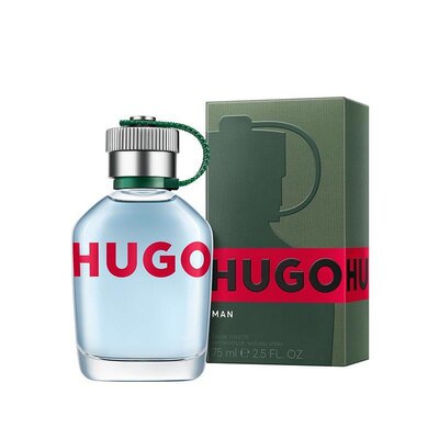 自营｜HUGOBOSS波士/雨果博斯优客绿水壶小众香男士淡香水75ml
