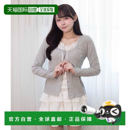 1h可退 日本直邮PHILLY 女装 波点叠层长袖T恤 PL26AU08L0007