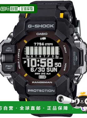 【日本直邮】卡西欧 手表 男款黑色 带GPS 心率监测GPR-H1000-1JR