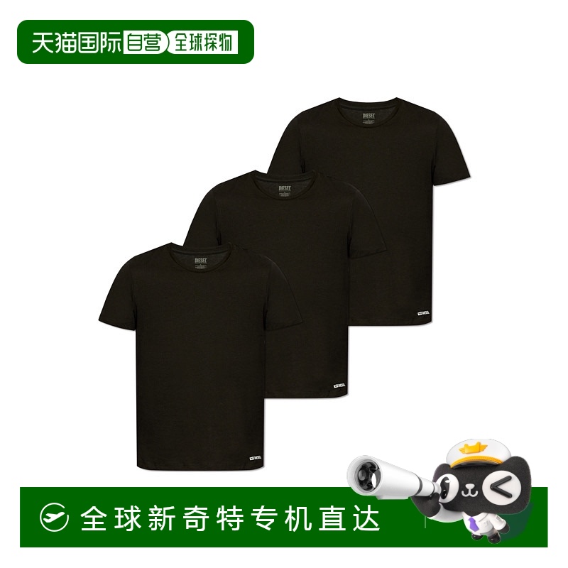 1h可退 欧洲直邮diesel 男士 上装T恤时尚百搭舒适减龄流行穿搭高
