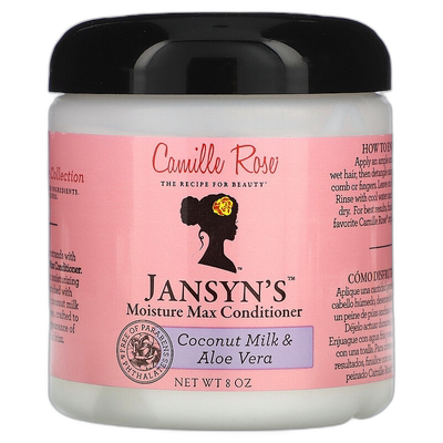 香港直邮Camille Rose,Jansyn's Moisture Max 护发素，椰奶和芦8