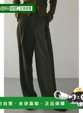 1h可退 日本直邮STYLEMIXER 女士侧条纹束褶长裤 500HAS314101