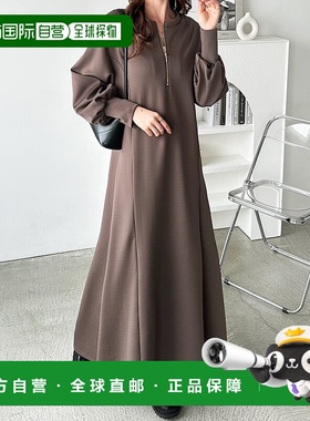 日本直邮GeeRA 前后2WAY半拉链连衣裙 [R04609EW14475]内搭