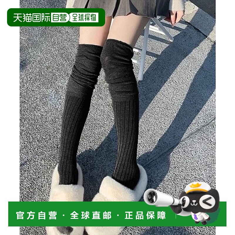 1h可退 日本直邮Diable baiser 梦展望女士舒适松紧设计过膝袜 53