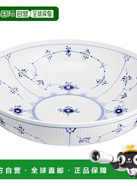 【日本直邮】蓝色 素面 碗 1061046 白色 碗 28 厘米 Royal瓷器