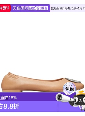 1h可退 香港直邮Tory Burch/汤丽柏琦 25FW 圆头平底芭蕾舞鞋 Wom