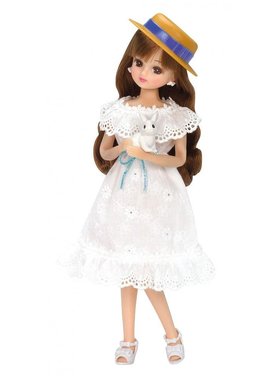 日本直邮takara tomy多美卡Rika酱芭比娃娃LD-07和Usa酱一起出门