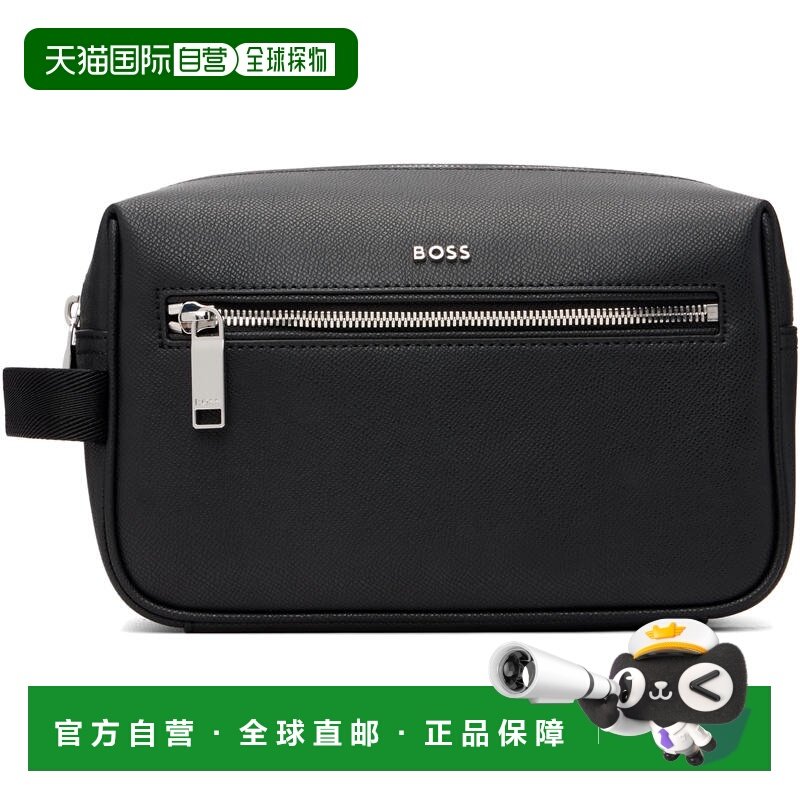 1h可退 香港直邮BOSS 波士 男士 黑色徽标手拿包 50558456,箱包皮具/热销女包/男包,男士包袋,淘宝优惠券,粉丝福利购,淘宝优惠卷
