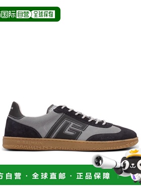 香港直邮BALMAIN 男士休闲鞋 GM1VI360LGVOYFG SS2026 灰色 Swan