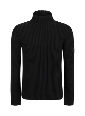 PRADA 男士针织毛衣 UMR620SOOO15O6F0002 AW2024 黑色