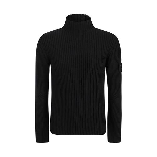 PRADA 男士针织毛衣 UMR620SOOO15O6F0002 AW2024 黑色