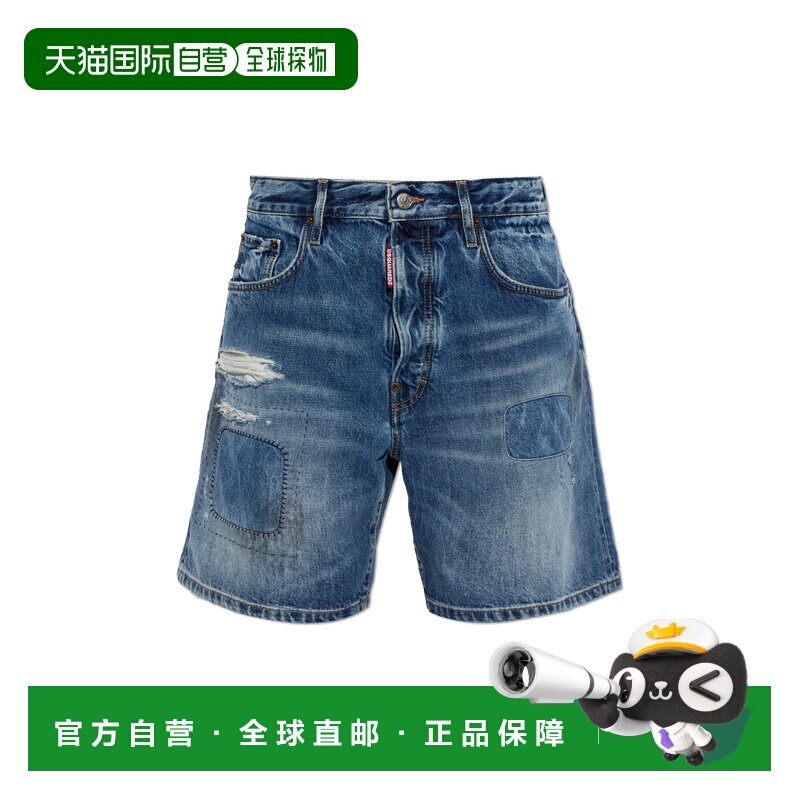香港直邮DSQUARED2 女士牛仔裤短裤 S75MU0556D30043470 AW2026图片