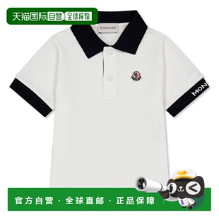 1h可退 香港直邮Moncler 盟可睐 男童 Juniors 徽标Polo衫童装
