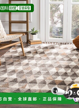 自营safaviehKenya Hand Made Area Rug, Ivory / Multi Contempo