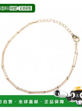 1h可退 日本直邮cui-cui 十字链 华丽反光链条手链 K10YG 759337