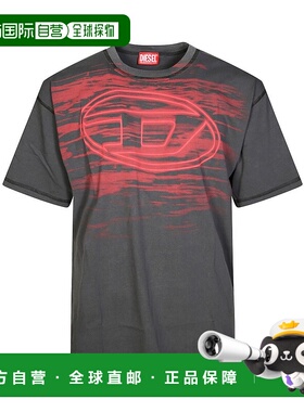 香港直邮Diesel 迪赛 男士 Oval-D 圓領 T 卹 A186530AGCA