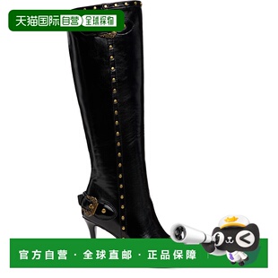 1h可退 香港直邮潮奢 versace 范思哲 女士 黑色 Couture1 Scarle