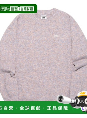 韩国直邮LEE LEE Bokashi 粉色圆头针织衫 LE2503KT06PI