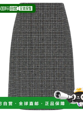 香港直邮FENDI 女士半身裙 FQ7686AVJ0F1T6F AW2025 灰色 Tweed s