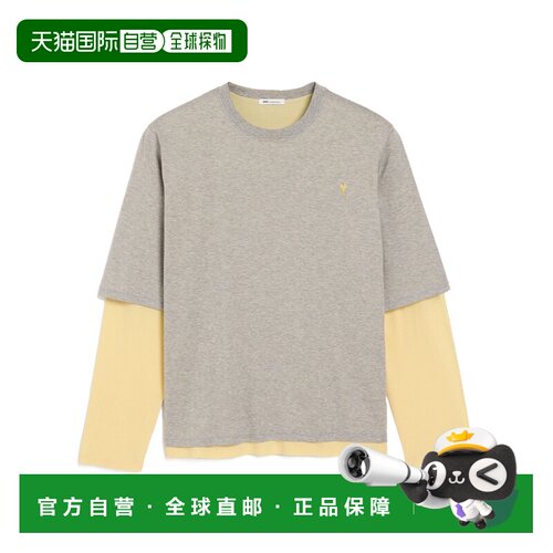 1h可退 香港直邮Ami Paris 男士T恤 HTS391JE0211A157 CO 花色 双