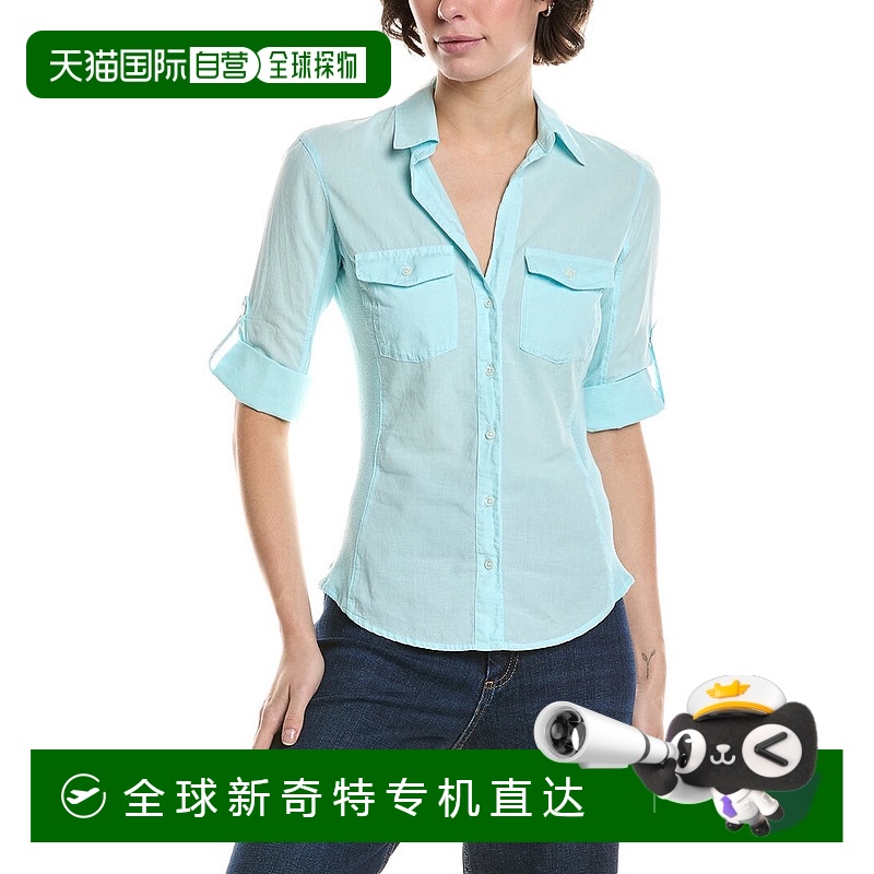 自营 James Perse Contrast Panel Shirt - pink 【美国奥莱】直