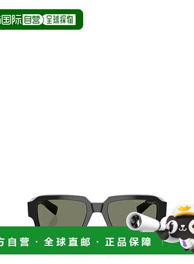 1h可退 香港直邮Prada 普拉达 男士 徽标太阳镜 PR02ZS black黑色