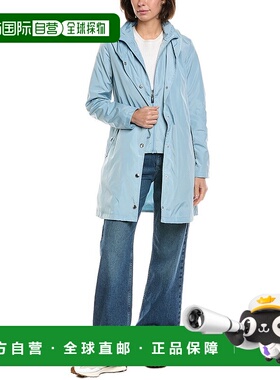 自营Via Spiga Packable Rain Jacket 美国奥莱直发夹克