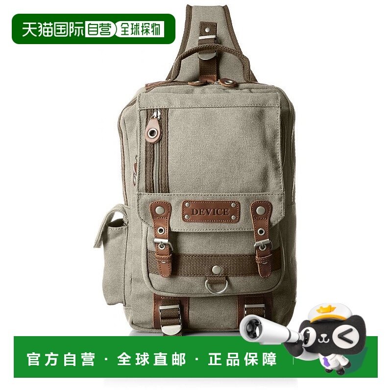 【日本直邮】DEVICE男士包袋斜挎包Access系列卡其色大容量耐磨