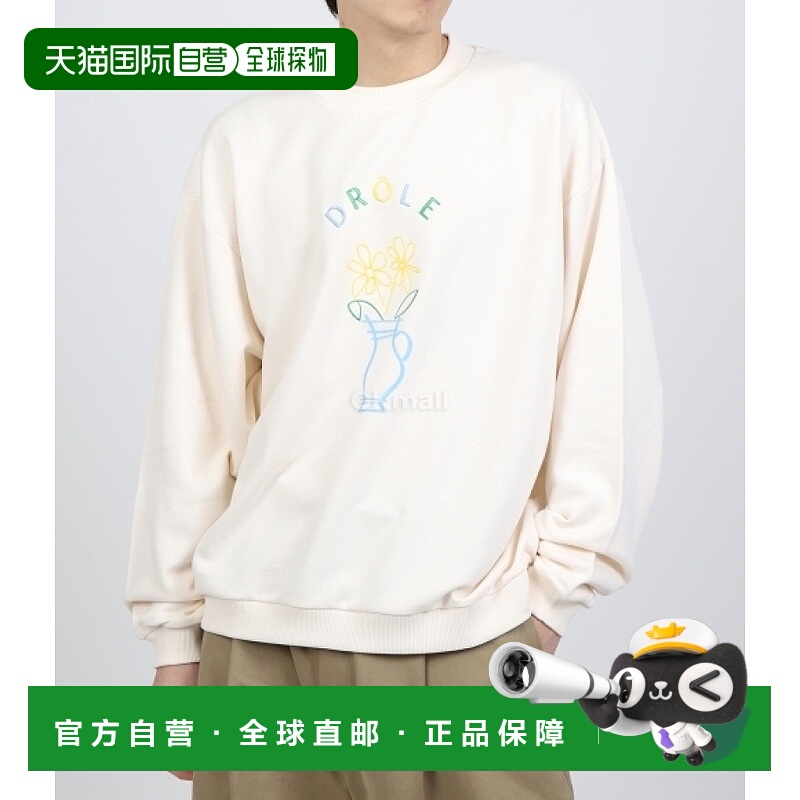 韩国直邮DROLE DE MONSIEUR Pot de Fleurs 运动衫 男士时尚都市T