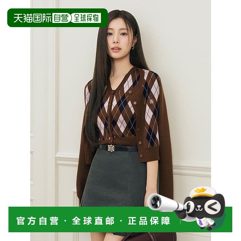 日本直邮SNIDEL 阿盖尔针织开衫 [SN1728EW045404]