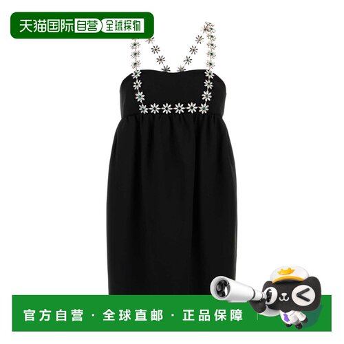 香港直邮PRADA 女士连衣裙 P3O22R155TSOOOF0002 AW2025 黑色
