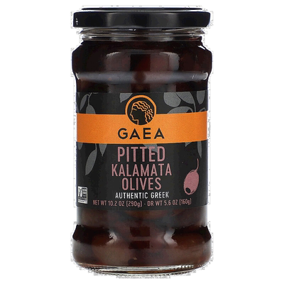香港直邮Gaea,Pitted Kalamata橄榄，10.2盎司（290克）