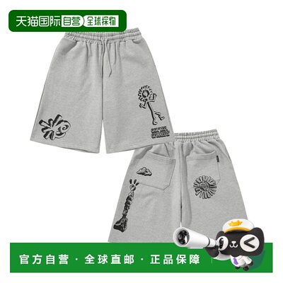 韩国直邮GOTTER GALLERY 公用短裤 GT25SUBT01GY ETHNIC DOODLE S