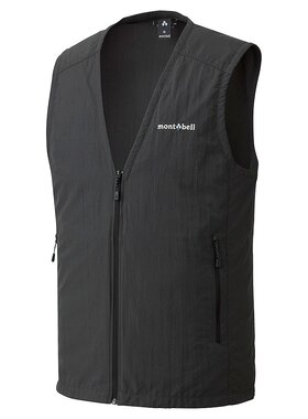 日潮跑腿Montbell蒙贝欧男士背心马甲O.D.V领实用大气GM S1103303