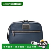 Bravo男士 自营欧洲直邮Tumi途明 Alpha 藏青色涂层帆布拉链开合洗