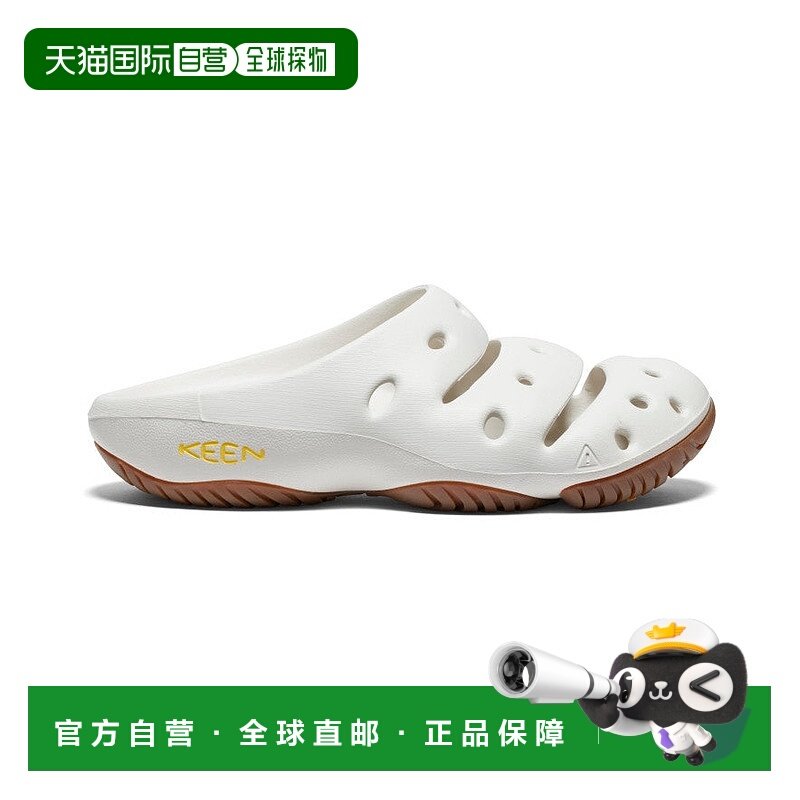 日本直邮KEEN Yogui Artsfull 透气舒适 洞洞鞋 男款 桦木色男鞋